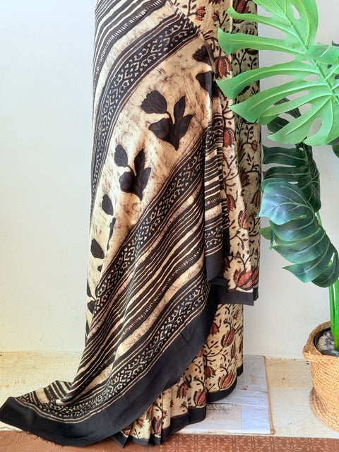 Vanaspati printed modal silk saree