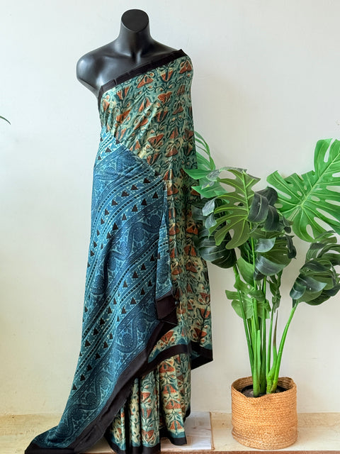 Vanaspati printed modal silk saree
