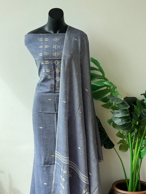 Jamdhani top and dupatta