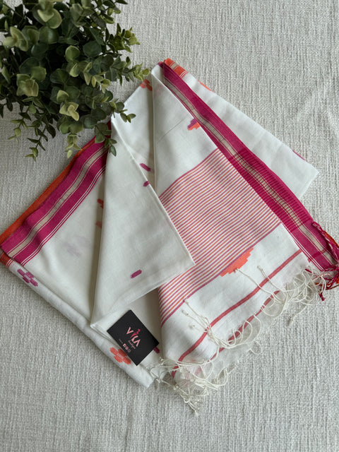 Parwa Bhutti mul cotton saree