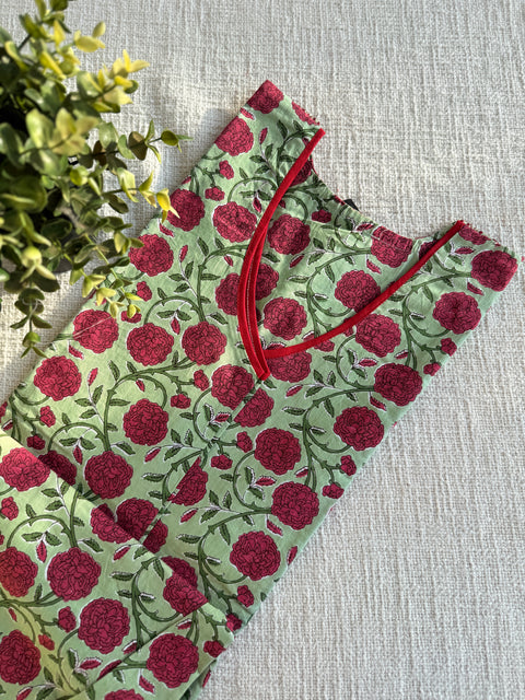 Sleeveless L size Trendy cotton nighty