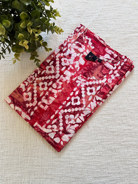 L size printed Batik cotton Nighty