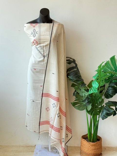 Jamdhani top and dupatta