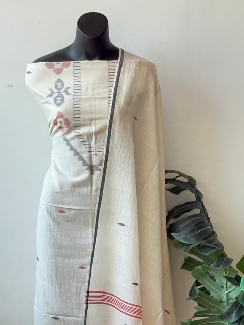 Jamdhani top and dupatta