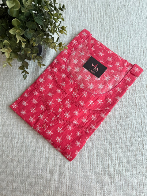 XL size printed cotton Nighty