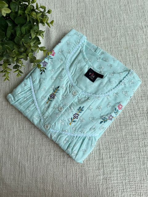L and XL size Soft Poly cotton Nighty