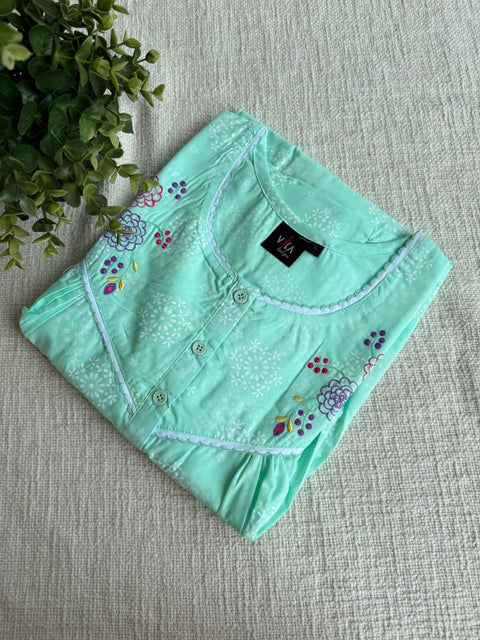 L and XL size Soft Poly cotton Nighty