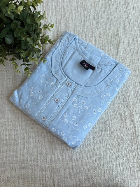 XL size Celebrity cotton Emb nighty