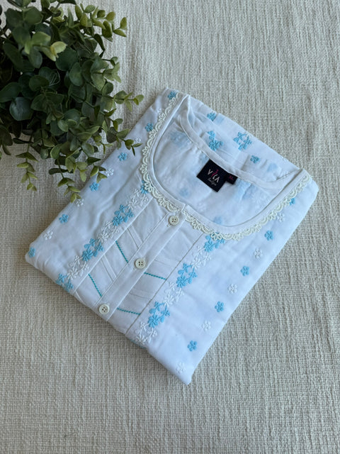 XL size Celebrity cotton Emb nighty